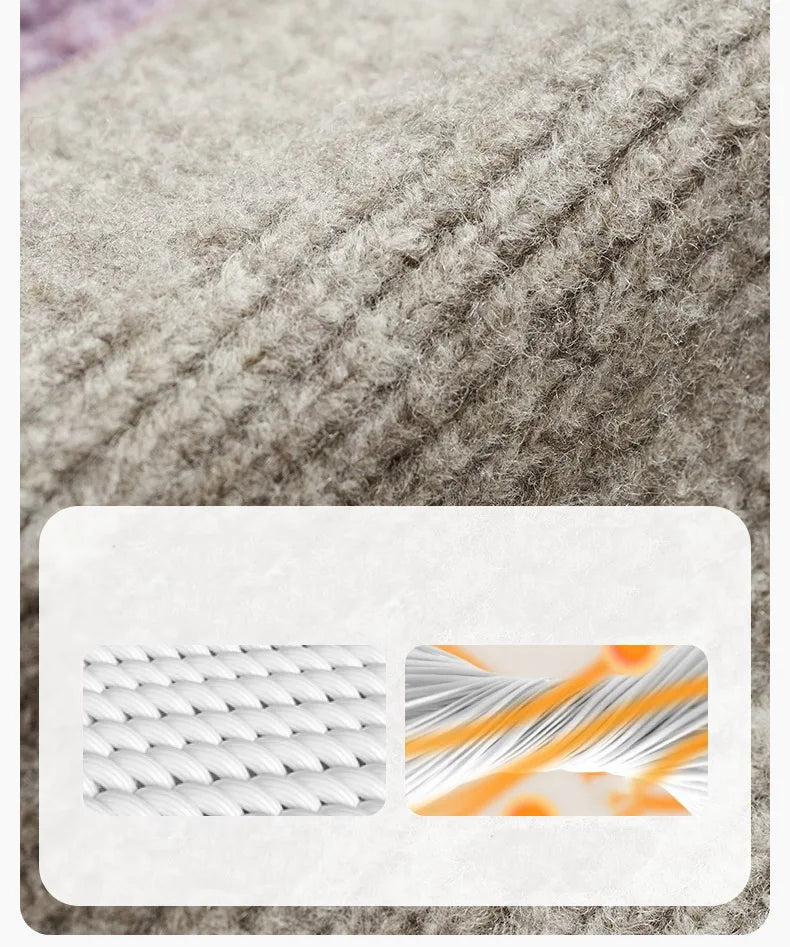 Naturehike Unisex Flanging Flower Yarn knitted Hat Man Winter Warm Hats Difficult Pilling Windproof Woman's Outdoor Cap Hikking