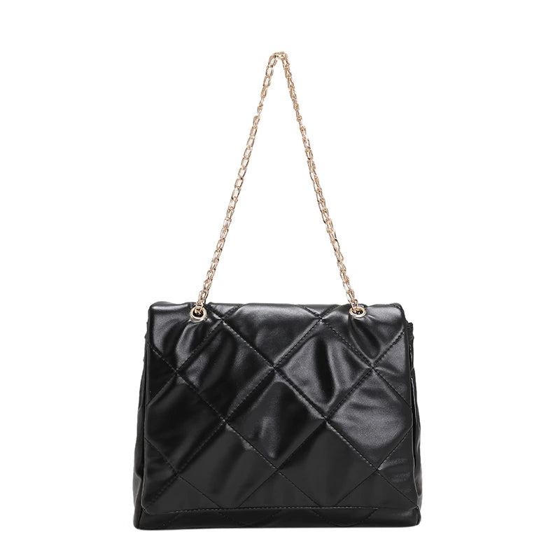 Small Bag For Women Pu Leather Chain Quilted Handbag Designer Shoulder Bags Small Bags For Women Purses Fashion Leather Lightwei