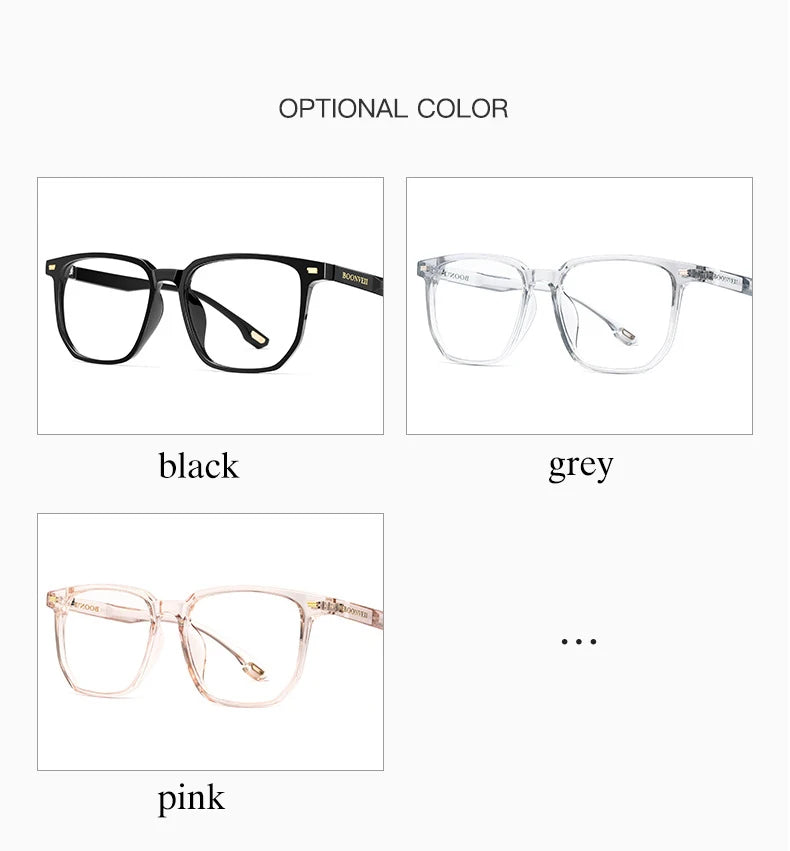 Transparent Glasses for Women Optical Eyeglasses Frame Full Rim Square Fashion Acetate Prescription Eyewear Woman Spectacles