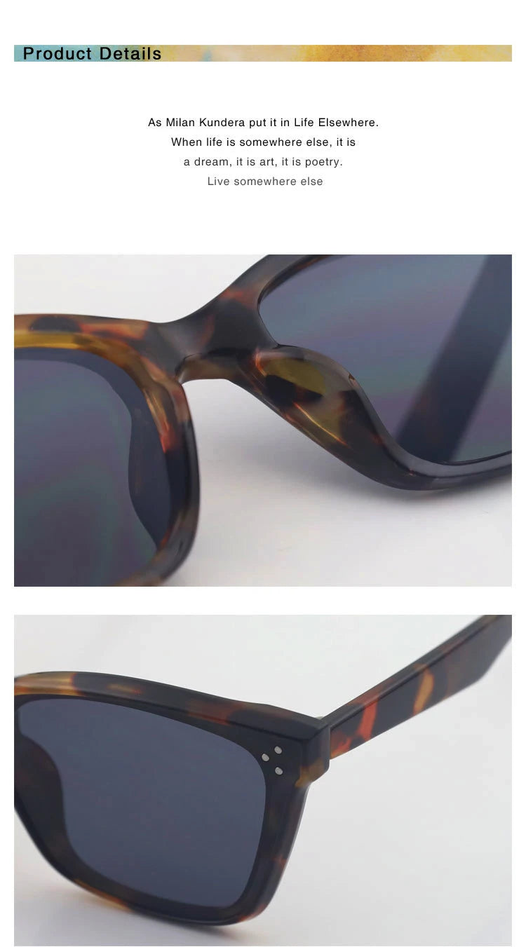 New Arrival Small Rectangle Sunglasses Women Vintage Brand Designer Cat Eye Style Square Luxury Sun Glasses Shades Female