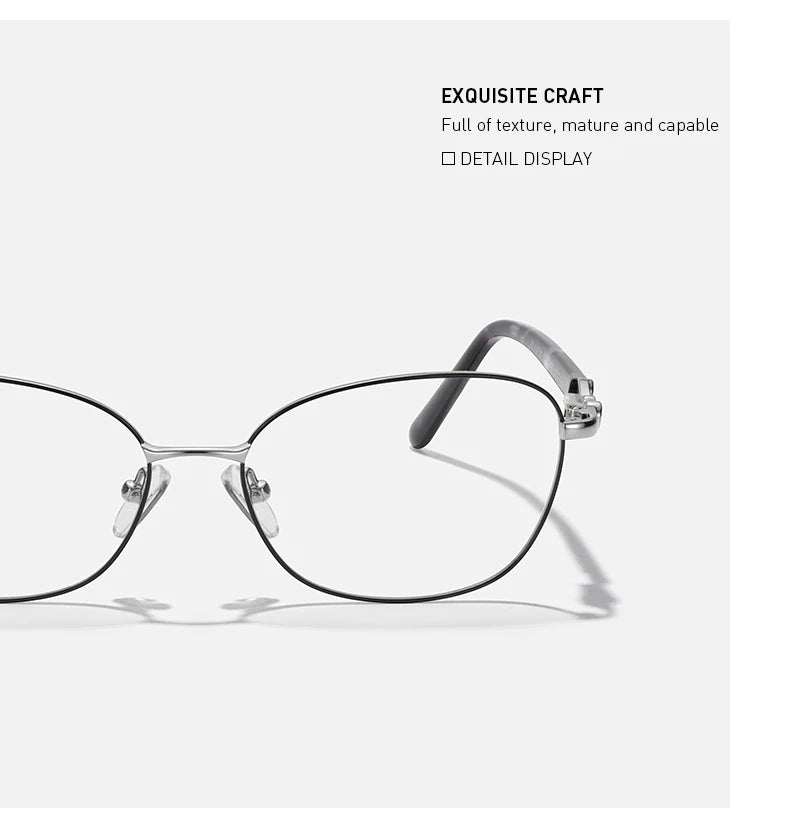 MERRYS DESIGN Women Classic Retro Glasses Frame Oval Fashion Glasses Myopia Prescription Eyeglasses Heart Shape Legs S2717