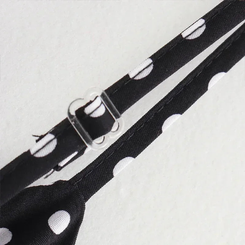 Dot Print Long Slip Dress Women Spring Summer V-neck Sleeveless Backless A-line Dresses Female Party Vintage Robes Lady Holiday