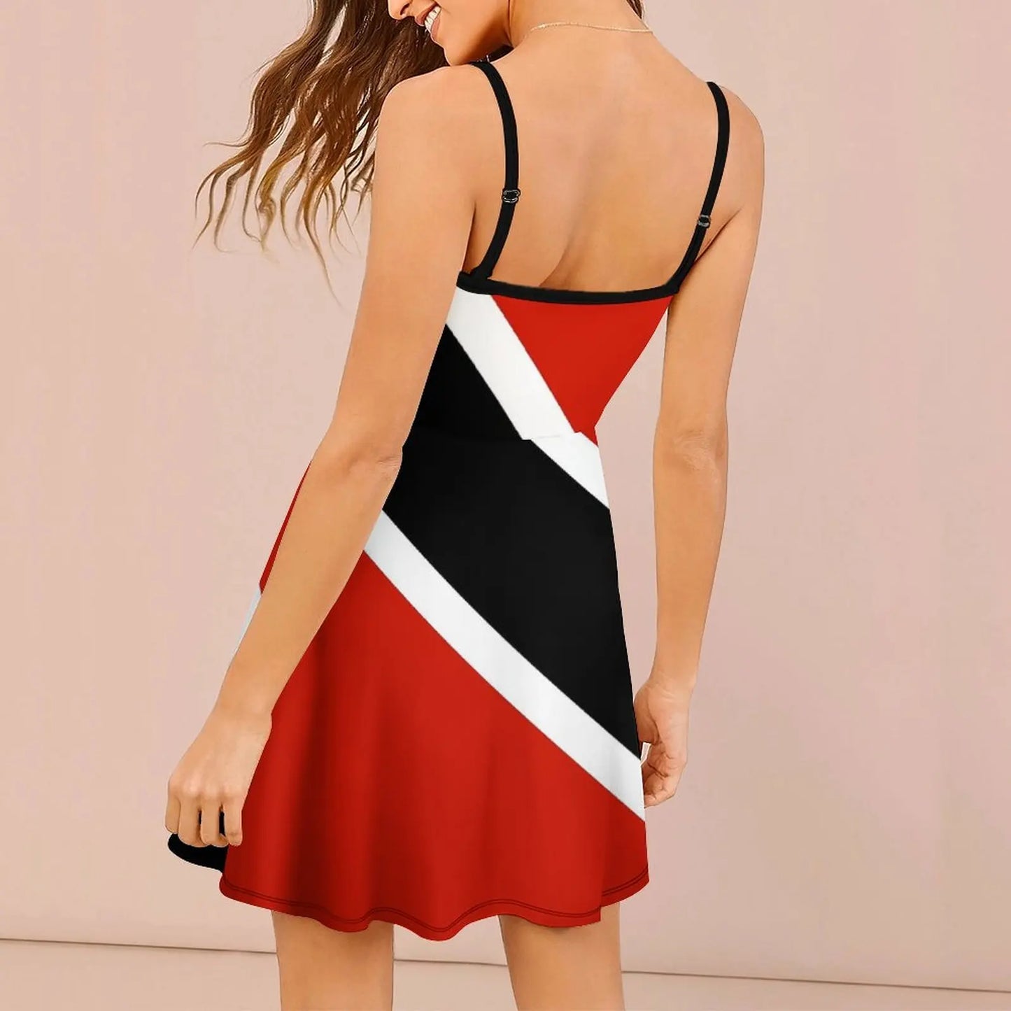 Flag of Trinidad And Tobago Women's Sling Dress Classic Exotic  Woman's Gown Funny  Parties Dresses