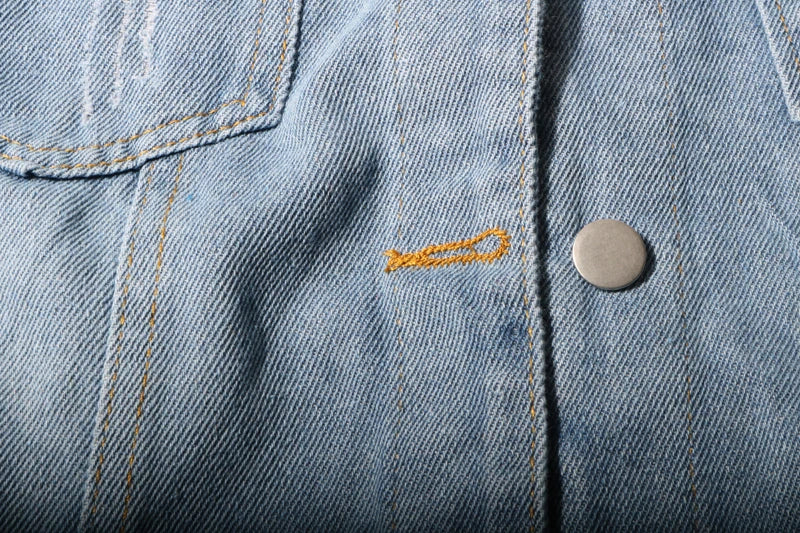 New In Denim Jacket For Women Spring Autumn Korean Fashion Vintage Jean Coats 2025 Female Casual Outerwears