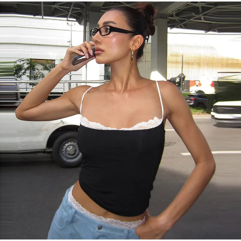 Women Sexy Black Knit Short Pants Suit Elegant Sleeveless Double Pockets Single Breasted Buckle Top 2-piece Set 2025 New Outfits