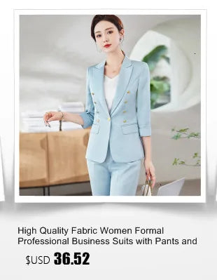 Formal Women Business Suits with Blazer Coat and Fishtail Skirt Professional Ladies Office Work Wear Uniform Clothing Sets