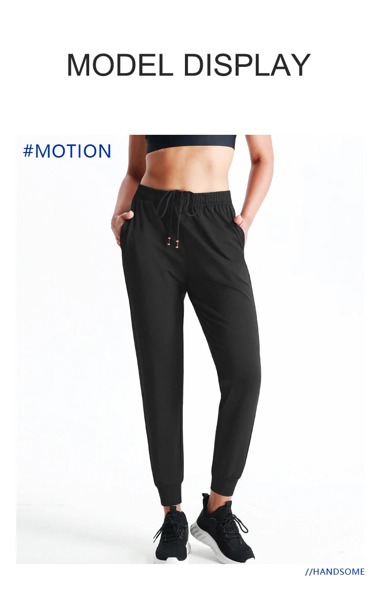 Women Casual Sportswear Running Trousers Sports capris Cycling Sweatpants Hiking Leggings Fitness Trackpants Couple Yoga Pants