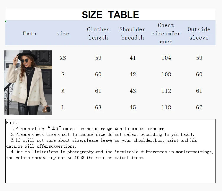 Women's Plush Short Coat Trendy Youthful Streetwear Jacket for Autumn Winter 2025 Fashionable Casual Outerwear