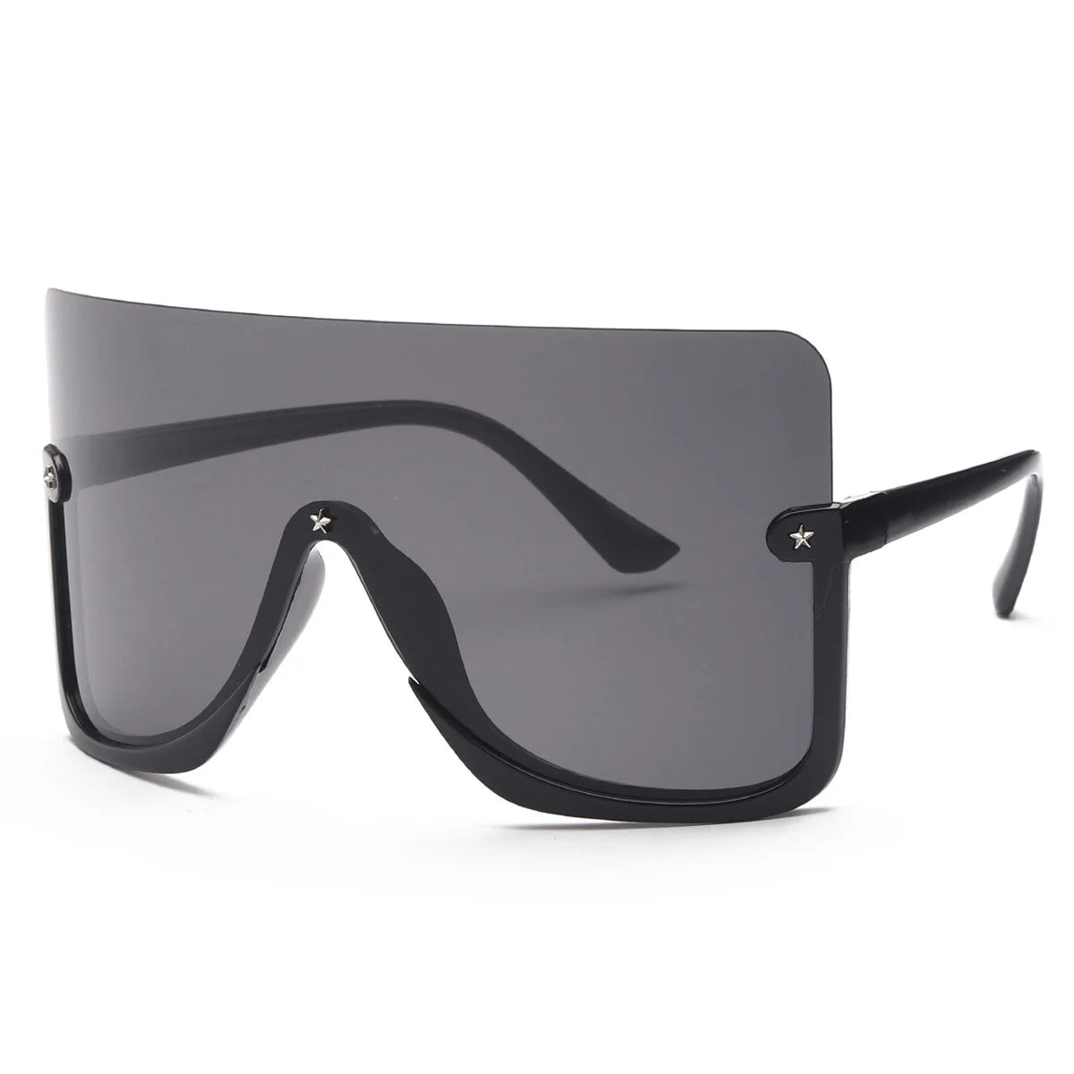 2021 New Big Face Mask Sunglasses Windshield Multicolor Sunglasses Men and Women European and American Cross border Sunglasses