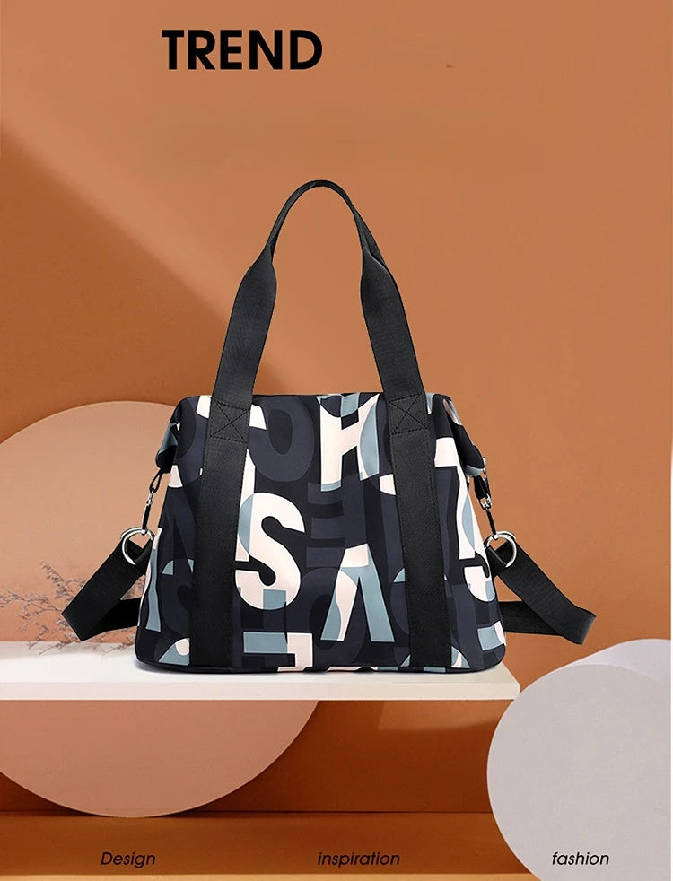 Women's Messenger Bags Waterproof Nylon Shoulder Totes High Quality Large Handbag Female Travel One Shoulder Crossbody Bags