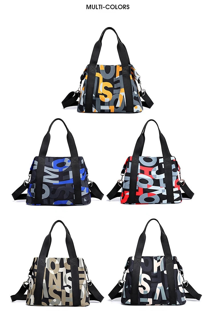 Women's Messenger Bags Waterproof Nylon Shoulder Totes High Quality Large Handbag Female Travel One Shoulder Crossbody Bags