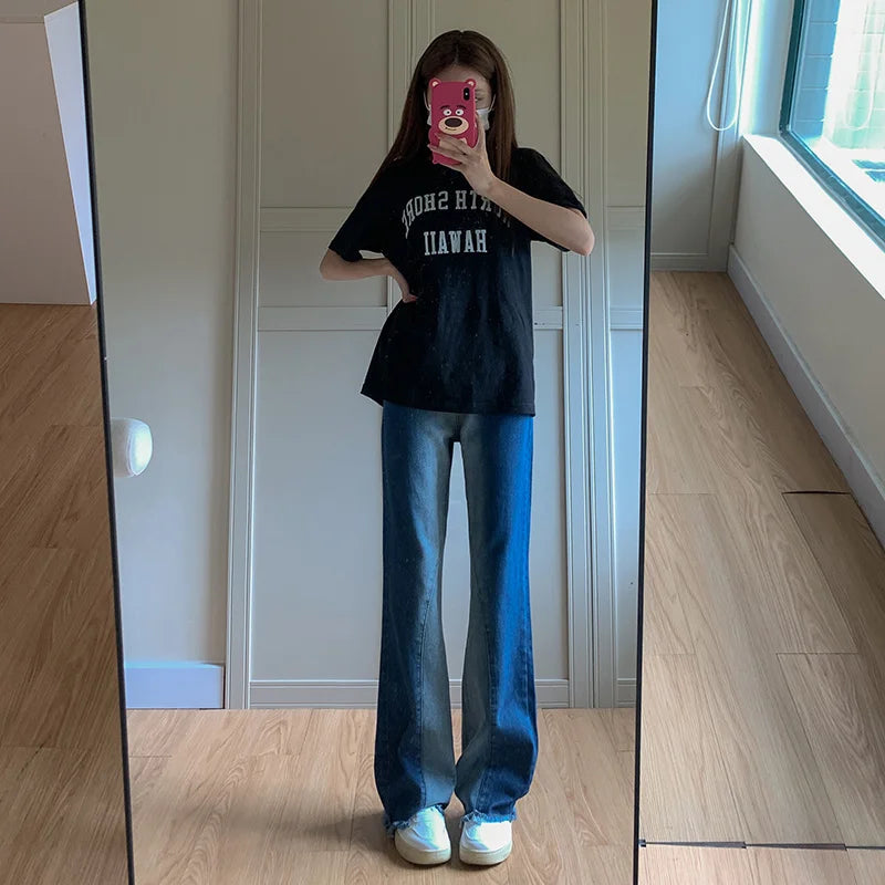 Baggy Jeans Woman Wide Pants Cowboy Pants for Women Clothing Y2k Jeans Women's Clothing High Waisted Jeans Woman Clothes