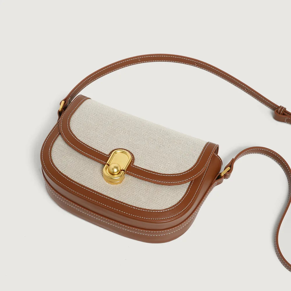 This Year's New Niche Bag Female Light Luxury Retro Single Shoulder Crossbody Saddle Bag Trend Luxury Designer Handbag