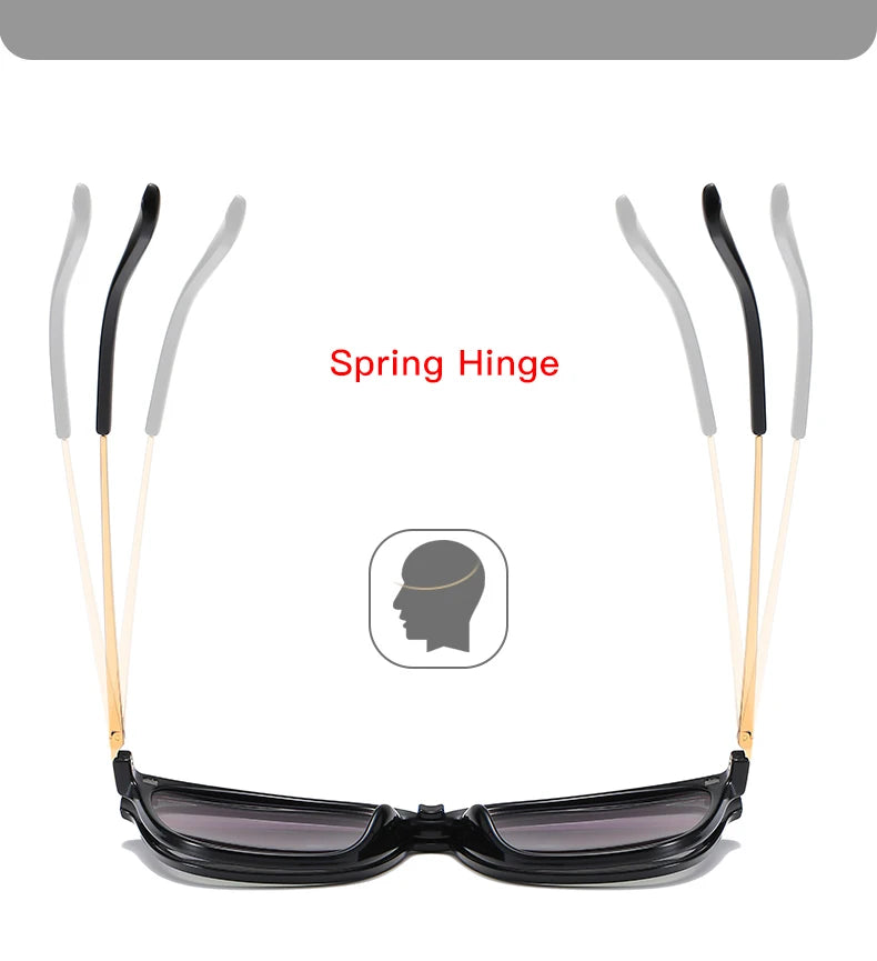 KANDREA Cat eye Large Frame Women Outdoor Magnetic Dual-Purpose Polarized Clip-on Sunglasses Anti-Blue Light Frame Glasses 95655