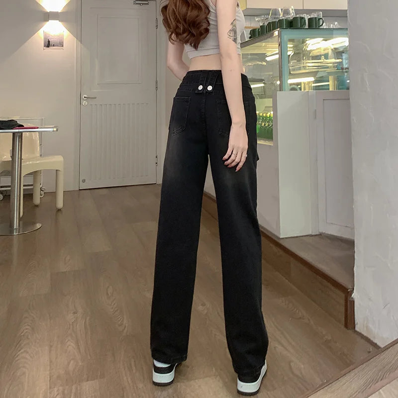 Baggy Jeans Woman Wide Pants Cowboy Pants for Women Clothing Y2k Jeans Women's Clothing High Waisted Jeans Woman Clothes