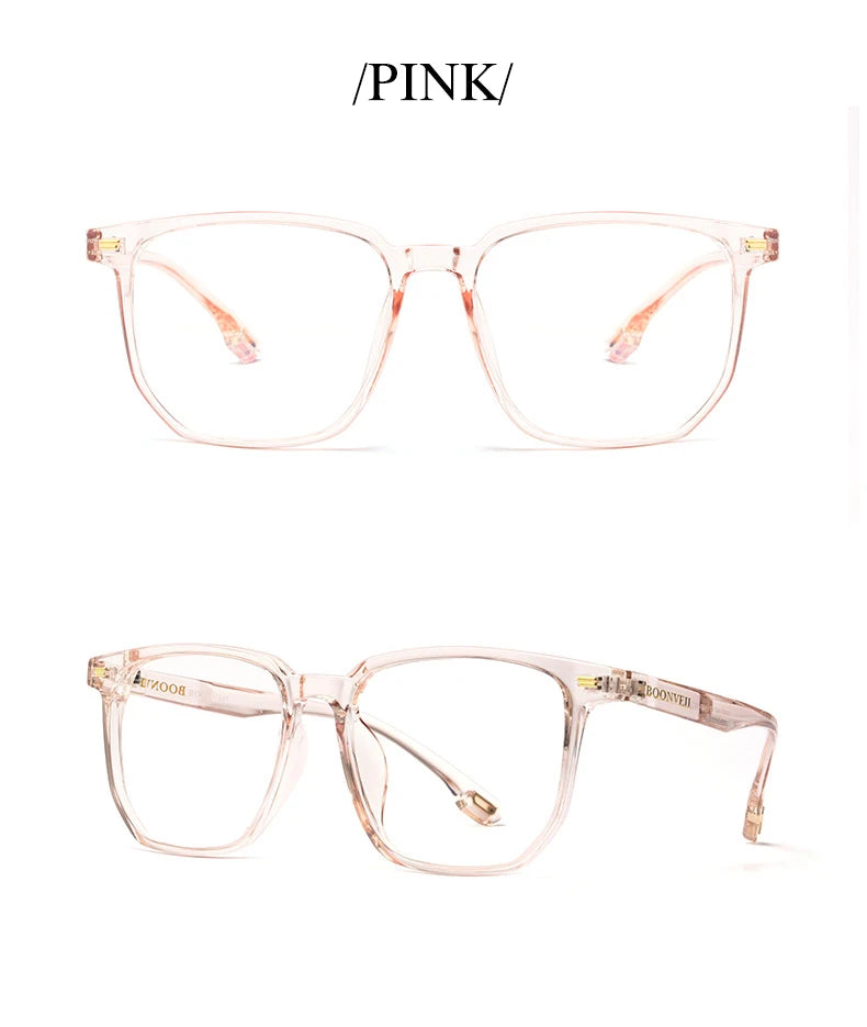 Transparent Glasses for Women Optical Eyeglasses Frame Full Rim Square Fashion Acetate Prescription Eyewear Woman Spectacles