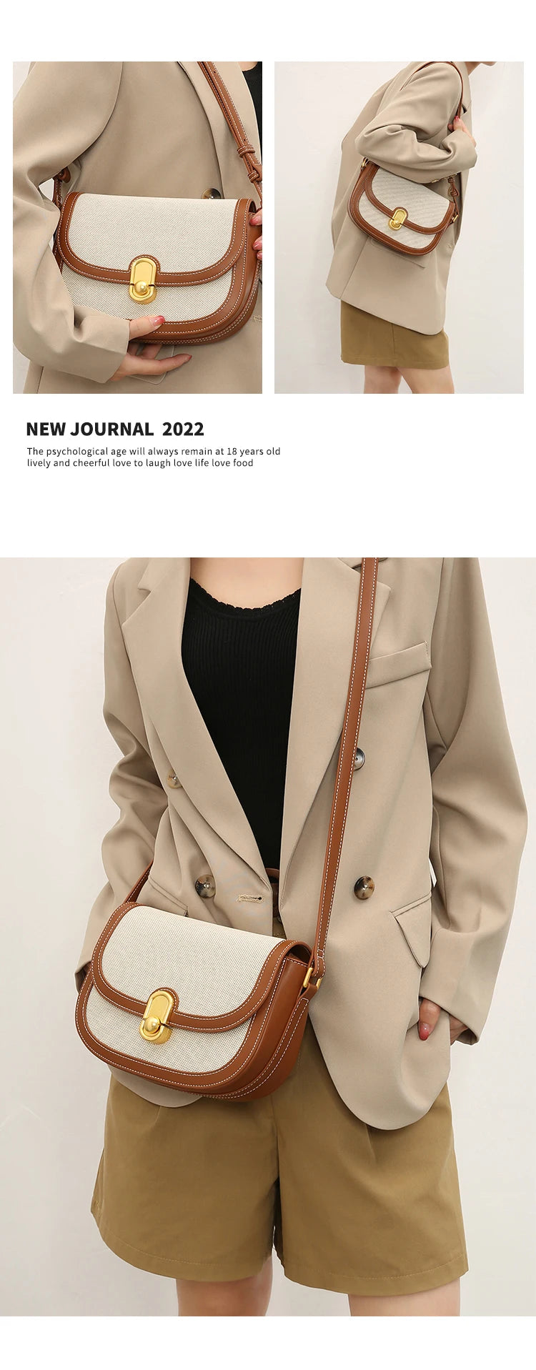 This Year's New Niche Bag Female Light Luxury Retro Single Shoulder Crossbody Saddle Bag Trend Luxury Designer Handbag