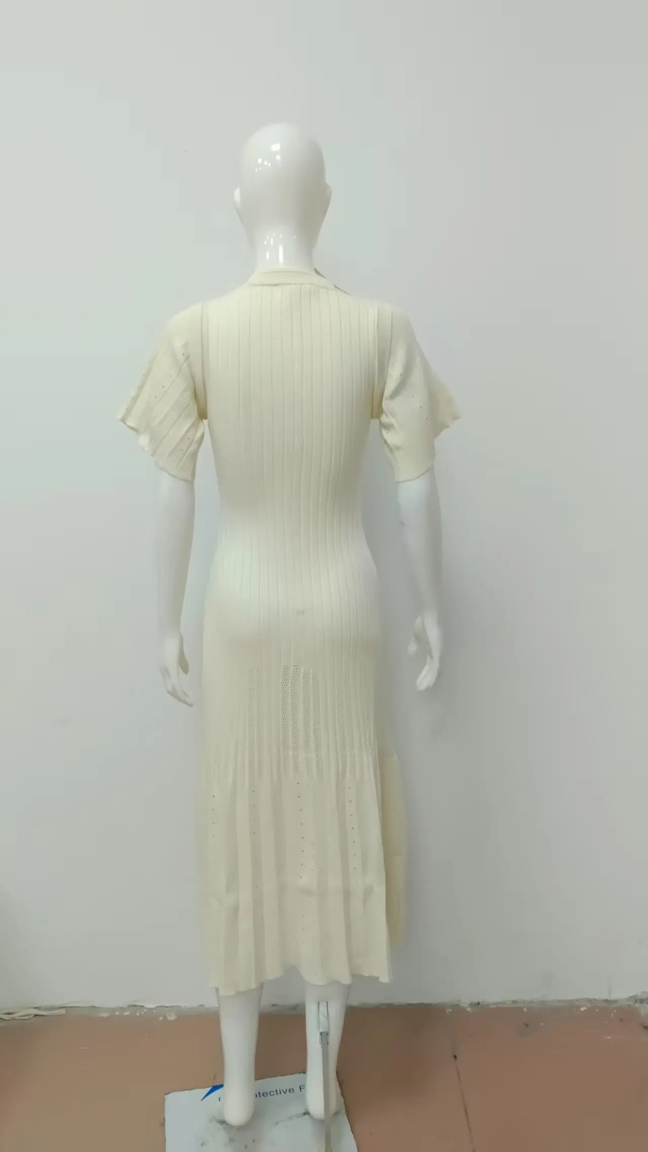 Elegant Knitted Single Breasted Midi Dress Women's Patchwork Dresses Female 2025 Summer Robe New Black Beige Robes Evening Party