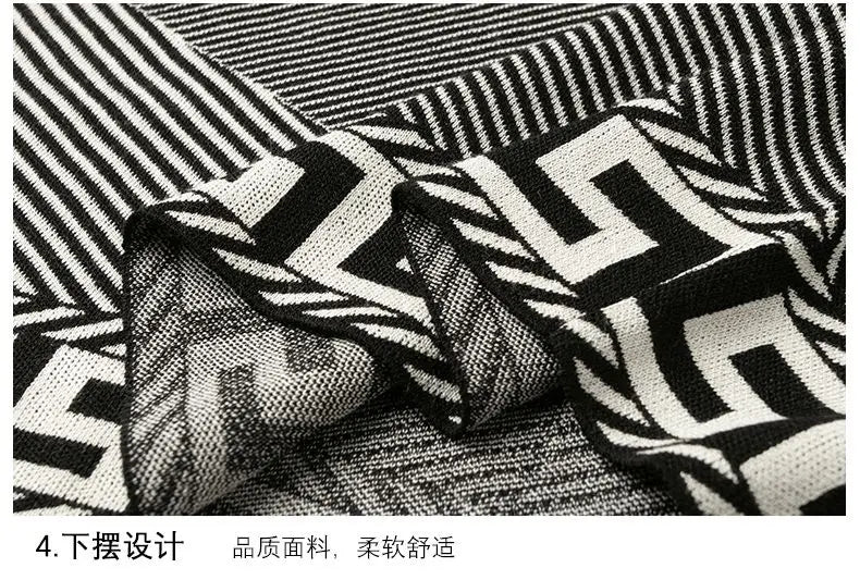 Two piece Women's Knitwear Casual Sets 2025 Spring Autumn New Loose Fashion Temperament Pullover Tops+Wide leg Pants Female