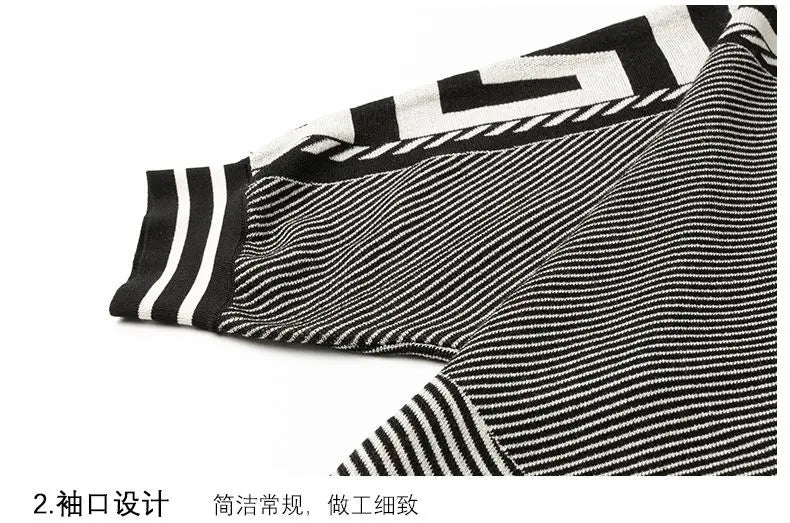 Two piece Women's Knitwear Casual Sets 2025 Spring Autumn New Loose Fashion Temperament Pullover Tops+Wide leg Pants Female