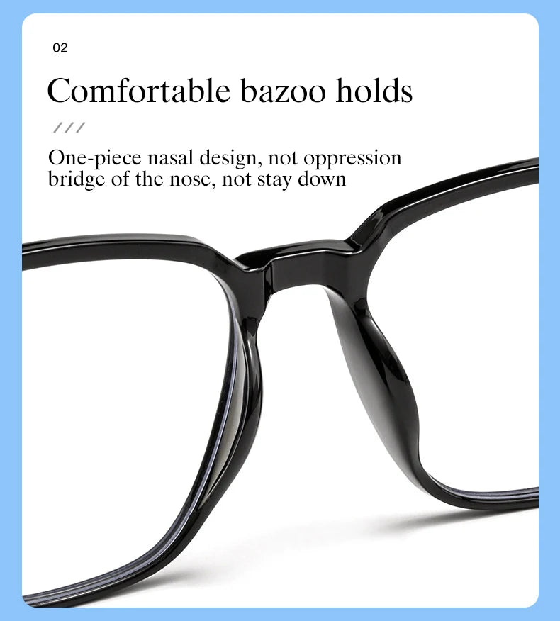 Transparent Glasses for Women Optical Eyeglasses Frame Full Rim Square Fashion Acetate Prescription Eyewear Woman Spectacles