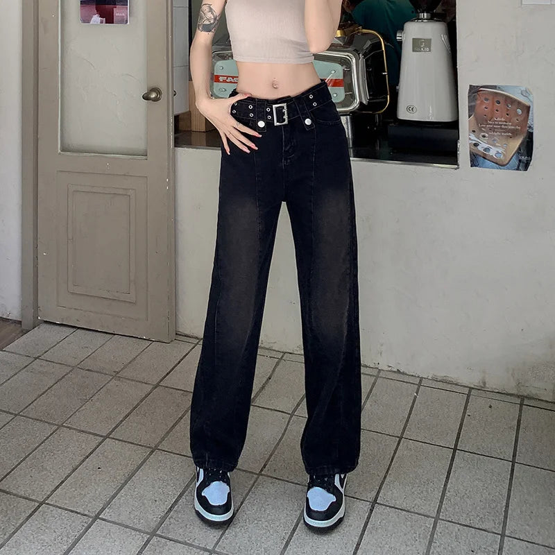 Baggy Jeans Woman Wide Pants Cowboy Pants for Women Clothing Y2k Jeans Women's Clothing High Waisted Jeans Woman Clothes