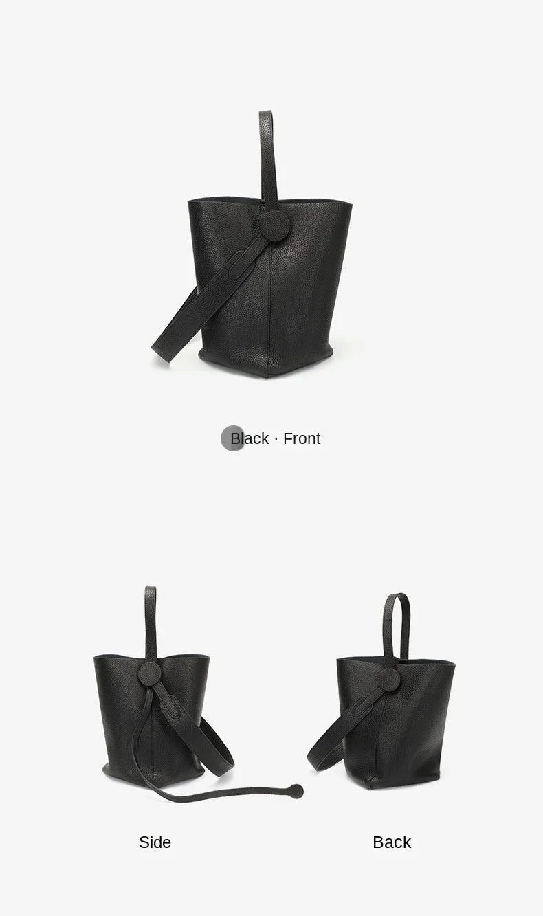 Commuter female package 2025 new oblique design senior feeling handbags women's shoulder bag, small hand-held tote bag bucket