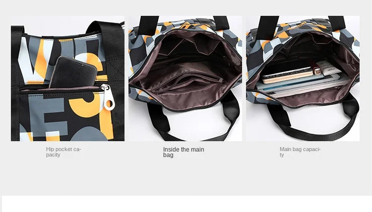 Women's Messenger Bags Waterproof Nylon Shoulder Totes High Quality Large Handbag Female Travel One Shoulder Crossbody Bags