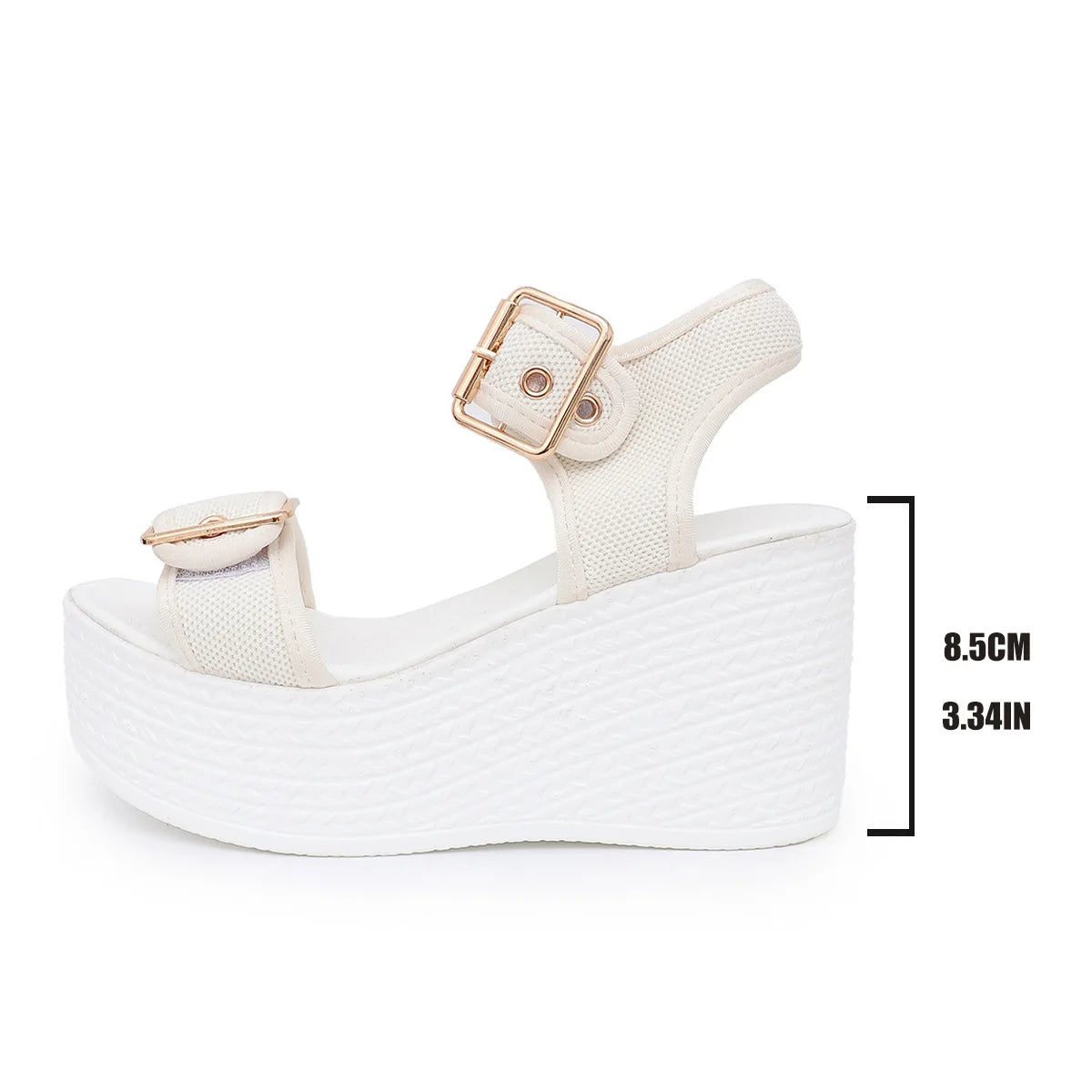 Summer Women's High Heel Shoes 2025 New Casual Platform Wedge Heel Sandals Women's Fashion Open Toe Rome Sandals Sandalias Mujer