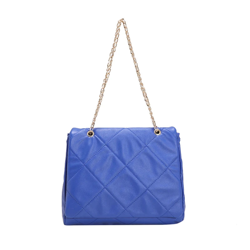 Small Bag For Women Pu Leather Chain Quilted Handbag Designer Shoulder Bags Small Bags For Women Purses Fashion Leather Lightwei