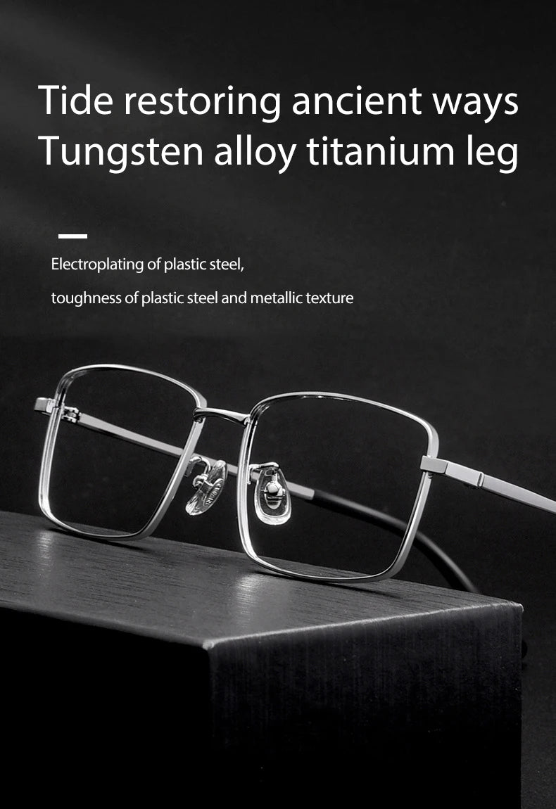 NEW Eyeglasses Vintage Pure Titanium Eye Glasses Frame For Men and Women Optical Frame Oculos De Grau Work Eyeglass Frame