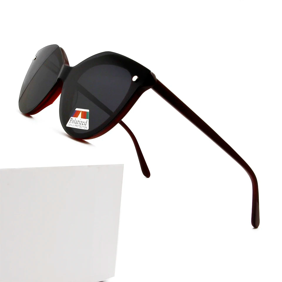 Polaroid Cat Eye Magnet Sunglasses Acetate Women Polarized Clip On Glasses Frame Uv400 Prescription Optical Myopia Eyewear