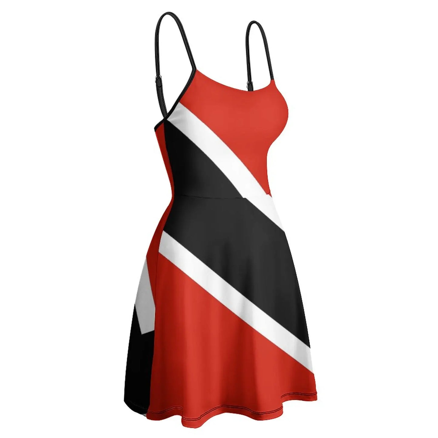 Flag of Trinidad And Tobago Women's Sling Dress Classic Exotic  Woman's Gown Funny  Parties Dresses