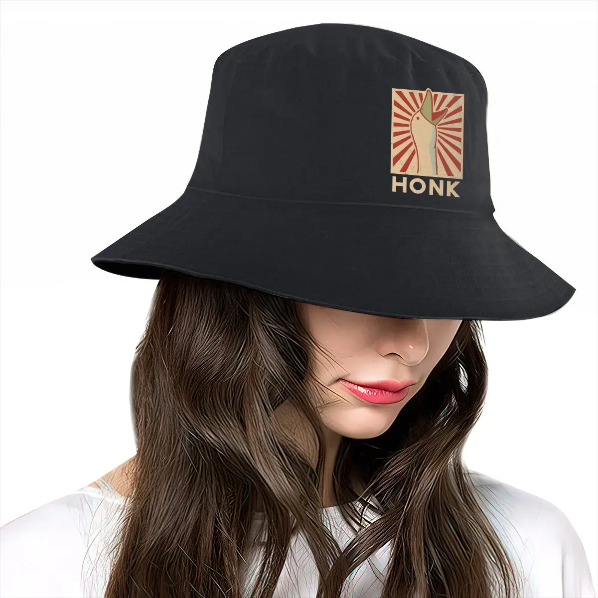 Untitled Goose Game Bucket Hat HONK Men's Women's Fisherman Cap Hip Hop Beach Sun Fishing Hats