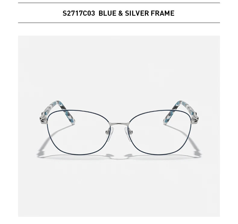 MERRYS DESIGN Women Classic Retro Glasses Frame Oval Fashion Glasses Myopia Prescription Eyeglasses Heart Shape Legs S2717