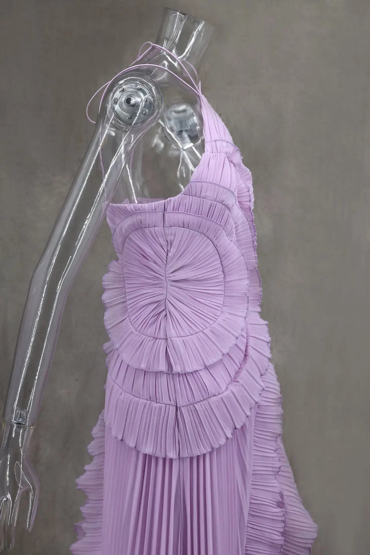 Purple Ruffle Irregular Maxi Dress for Women Sexy Halter Backless Party Dresses Summer Fashion Chiffon Holiday Fairy Dress 2025