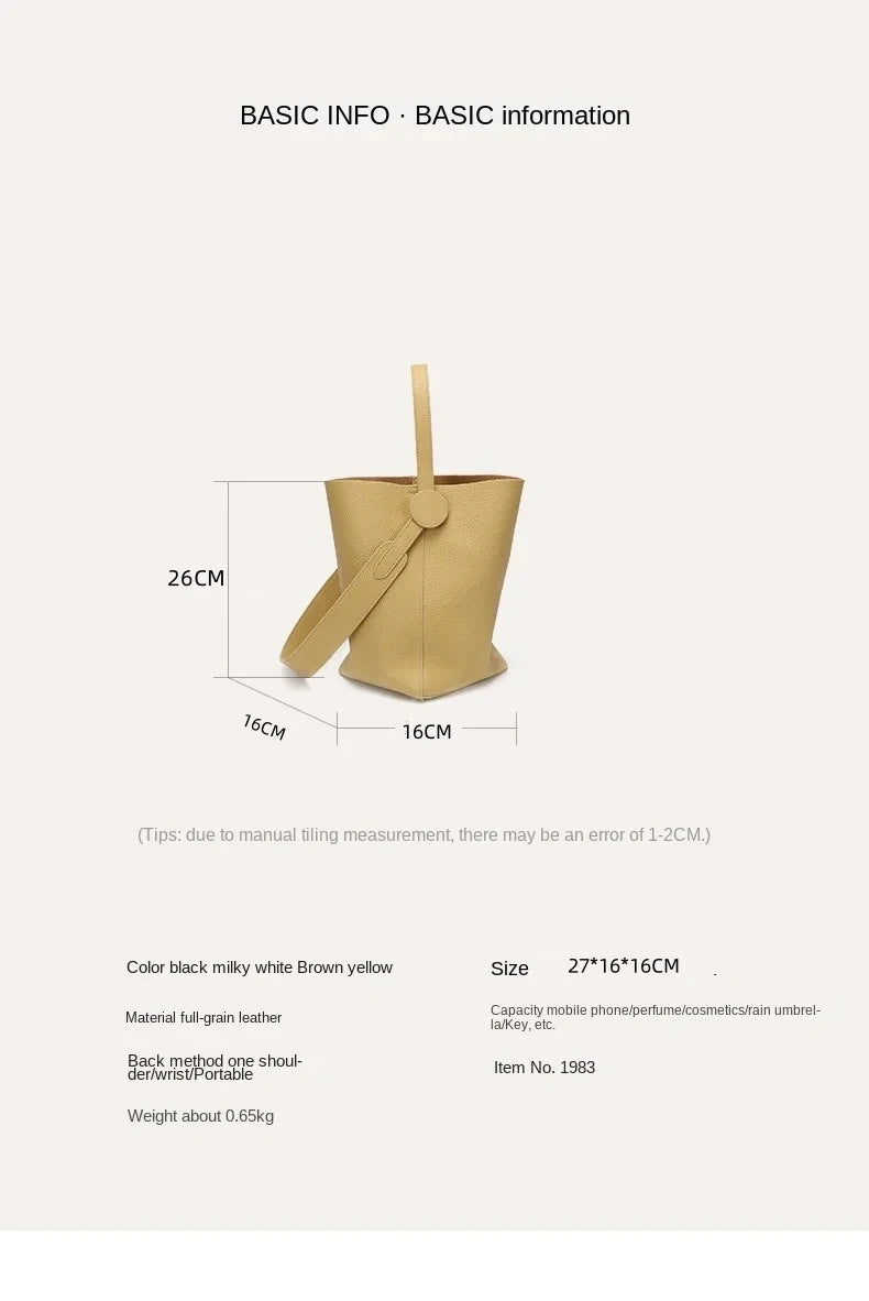 Commuter female package 2025 new oblique design senior feeling handbags women's shoulder bag, small hand-held tote bag bucket