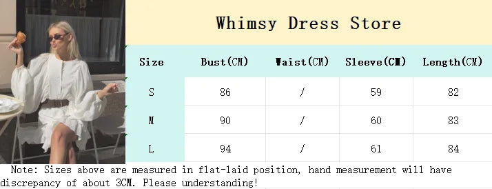 Women Single Breasted Ruffles Dress Fashion Solid Lantern Sleeve Loose Pleated Vestidos Summer Lady Vacation Party Gowns 2025