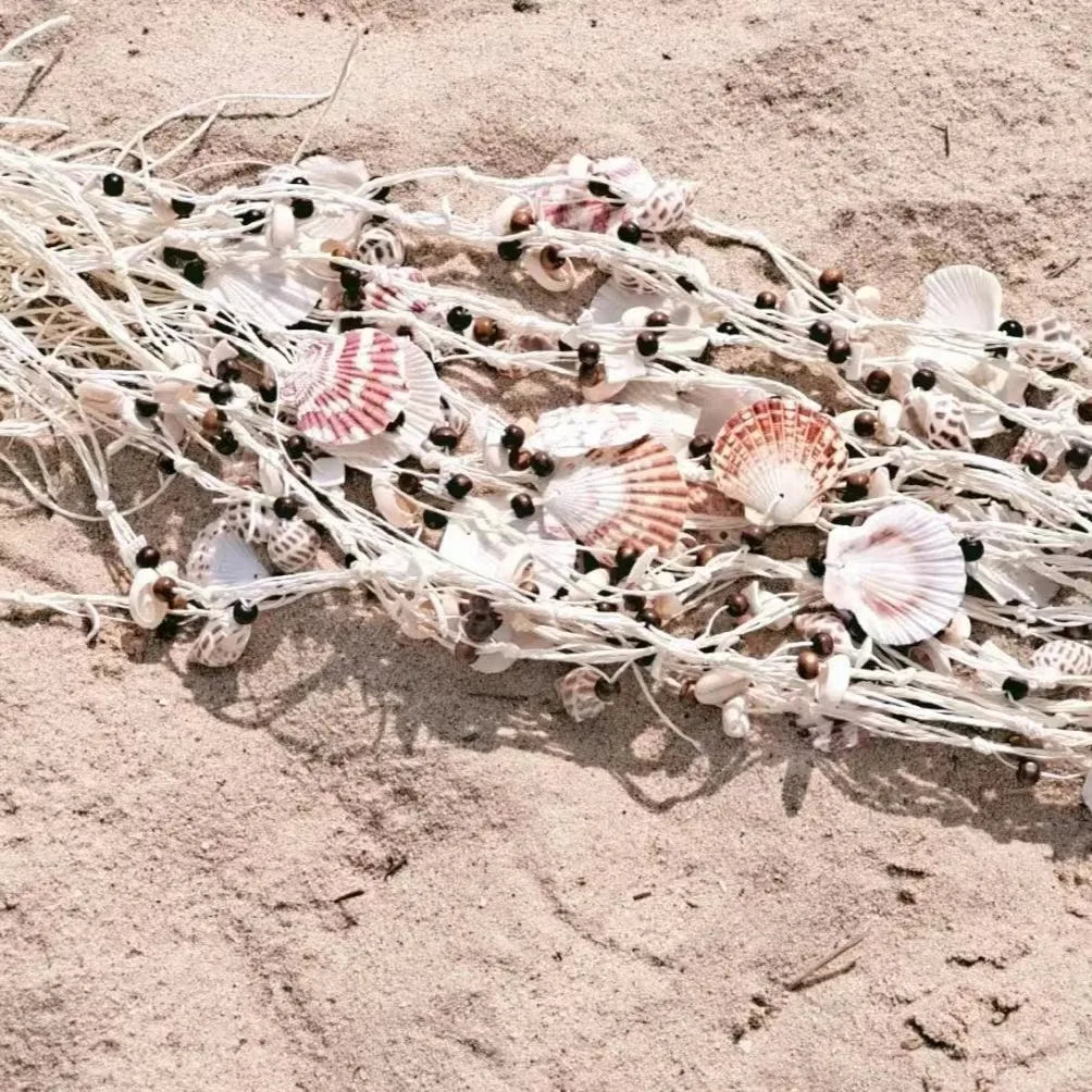 New Shell Accessories Fashionable Large Brim Women's Summer Straw Hat UV Resistant Sun Hat Sweet Beach Hat