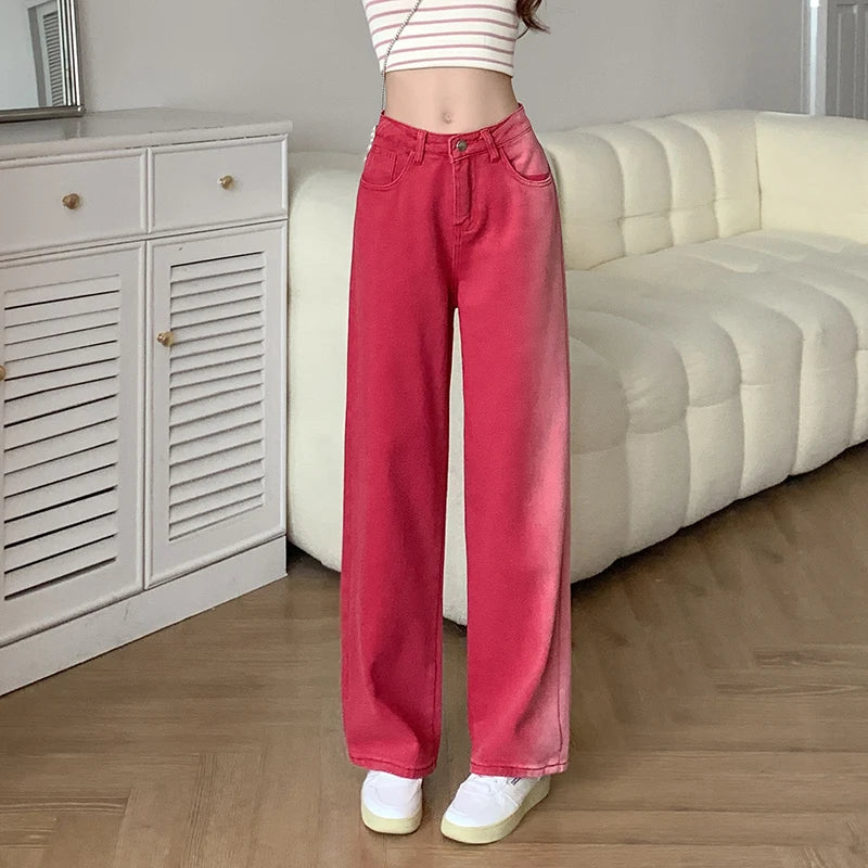 Baggy Jeans Woman Wide Pants Cowboy Pants for Women Clothing Y2k Jeans Women's Clothing High Waisted Jeans Woman Clothes