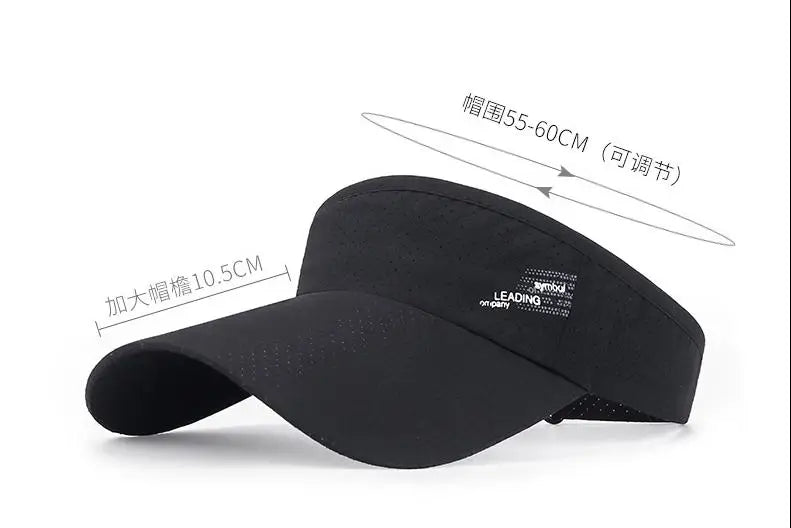 Summer Hats For Women Men Long Brim Sunscreen Baseball Cap Quick drying Sports Cap Women Tennis Visor Sunhat Outdoor  Golf Hat