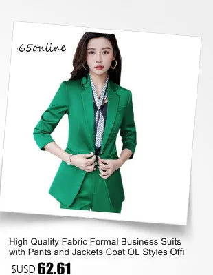Formal Women Business Suits with Blazer Coat and Fishtail Skirt Professional Ladies Office Work Wear Uniform Clothing Sets