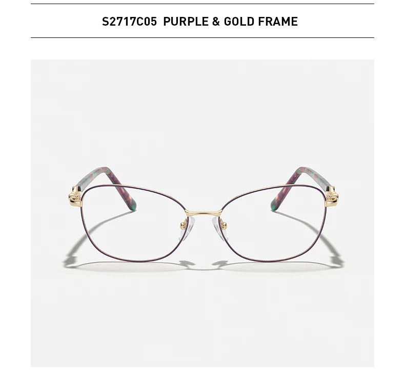 MERRYS DESIGN Women Classic Retro Glasses Frame Oval Fashion Glasses Myopia Prescription Eyeglasses Heart Shape Legs S2717