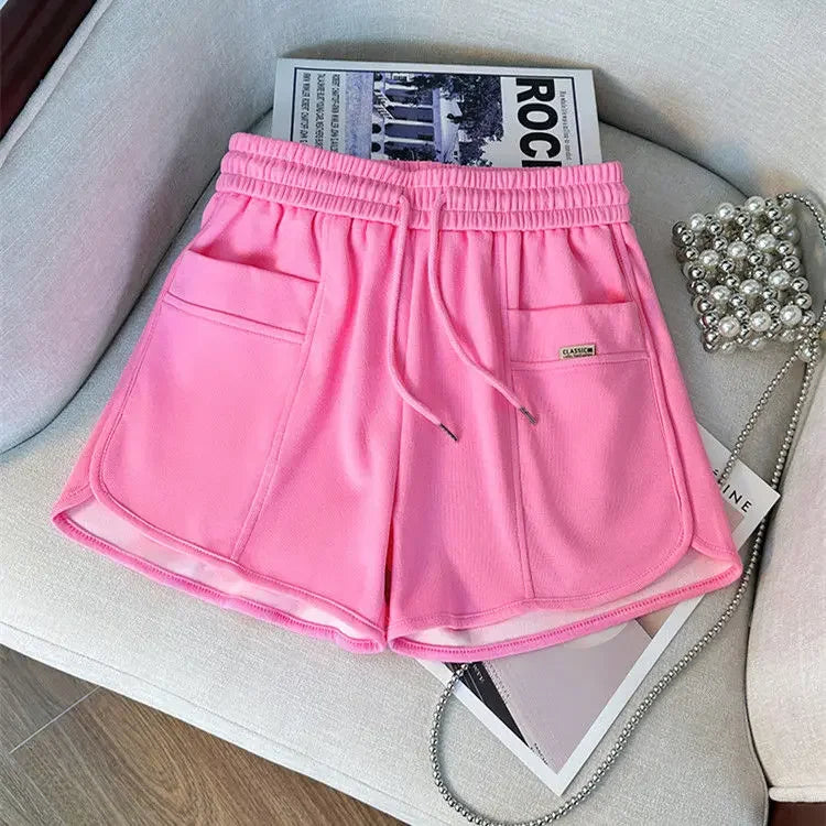 Shorts for Women Home Short Pants Woman New In Comfy Wholesale Korean Style Harajuku Fashion Kpop Jorts Design Elasticty To Wear