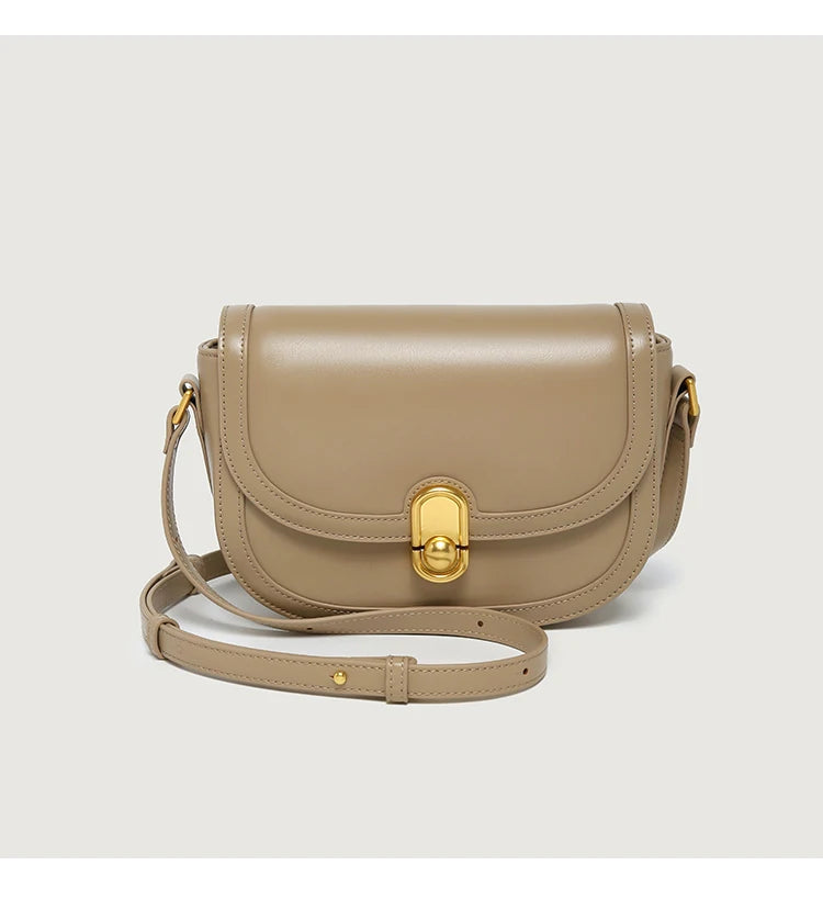 This Year's New Niche Bag Female Light Luxury Retro Single Shoulder Crossbody Saddle Bag Trend Luxury Designer Handbag