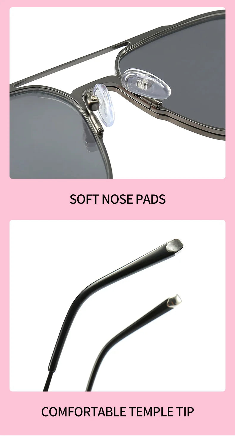 ZHIYI Brand Men Polarized Sunglasses Magnet Adsorption on Glasses Frame 2x Lens Day Night Vision Glasses for Driving Male