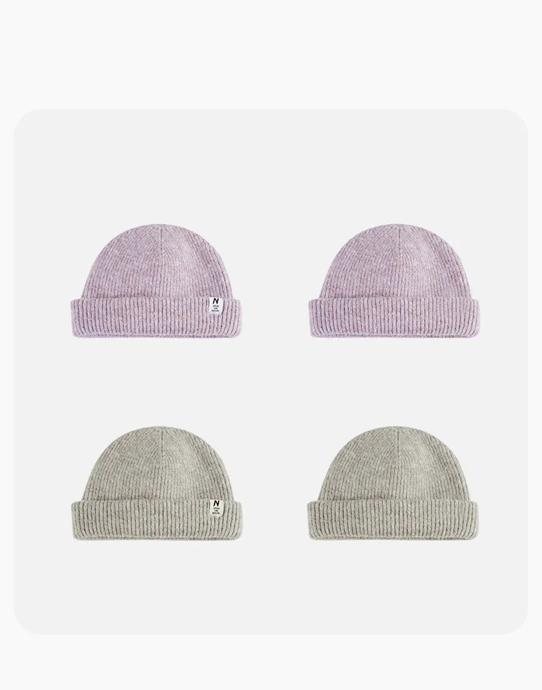 Naturehike Unisex Flanging Flower Yarn knitted Hat Man Winter Warm Hats Difficult Pilling Windproof Woman's Outdoor Cap Hikking