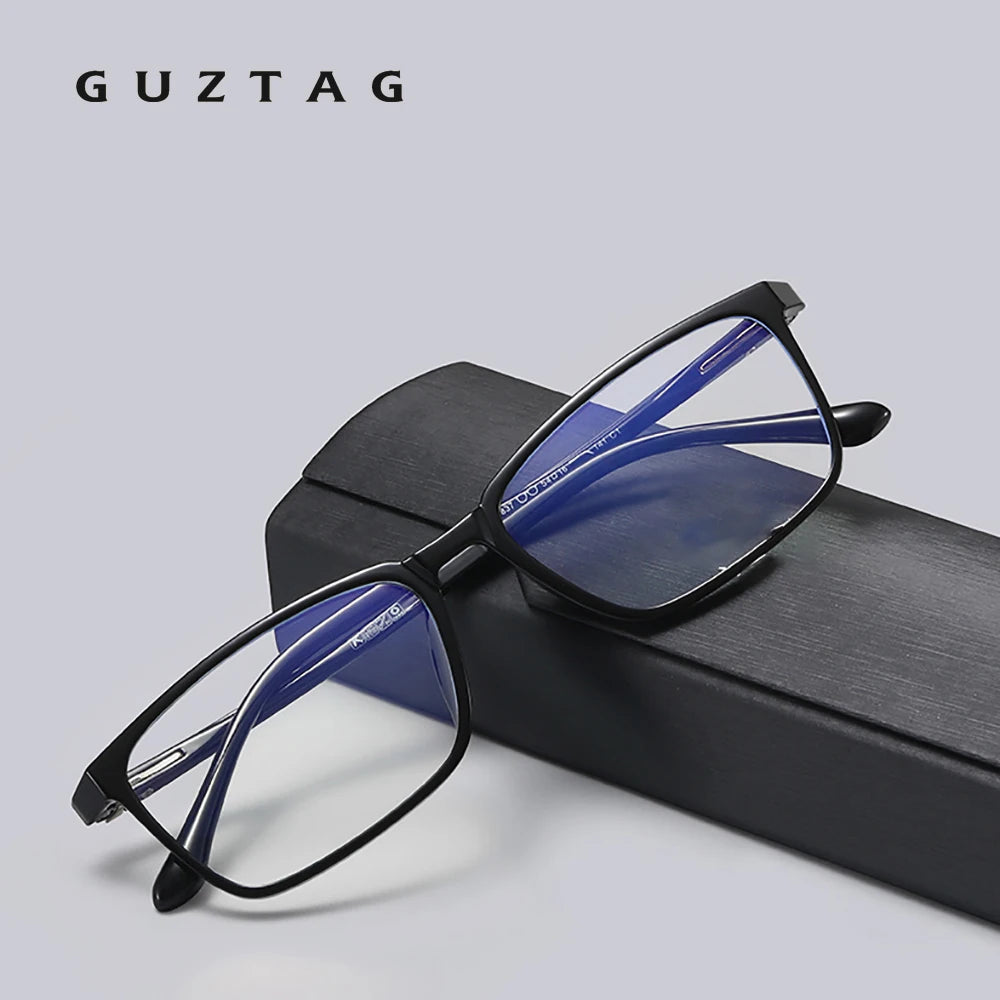 GUZTAG Anti Blue Light Glasses Vintage Casual Computer Goggles Optical  Eyeglasses Fashion Busines Eyewear For Men Women G8837