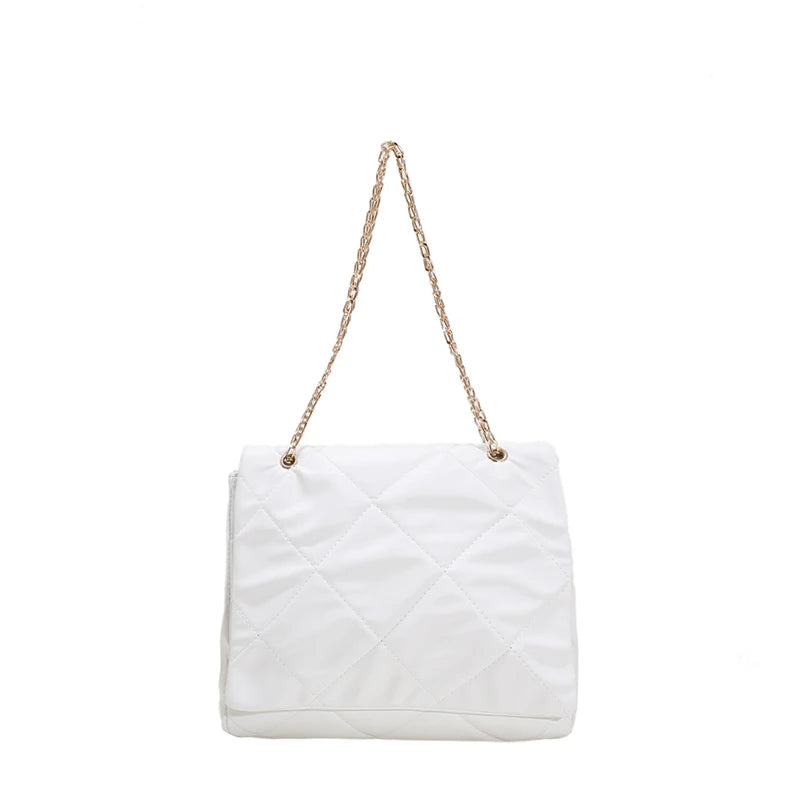 Small Bag For Women Pu Leather Chain Quilted Handbag Designer Shoulder Bags Small Bags For Women Purses Fashion Leather Lightwei