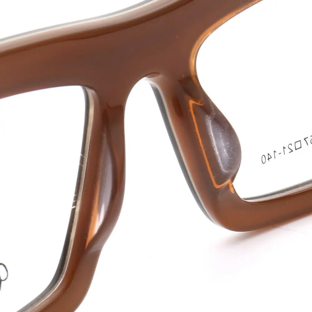 Vintage Women Wooden Glasses Frame Men Wood Eyeglass Frame Oversized Fashionable Square Retro Rx Eyewear Optical Black Spectacle